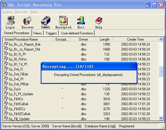 A view with selected items